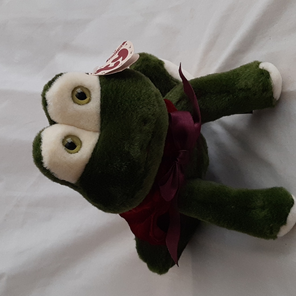 Ty Collectable Stuffed King Frog
